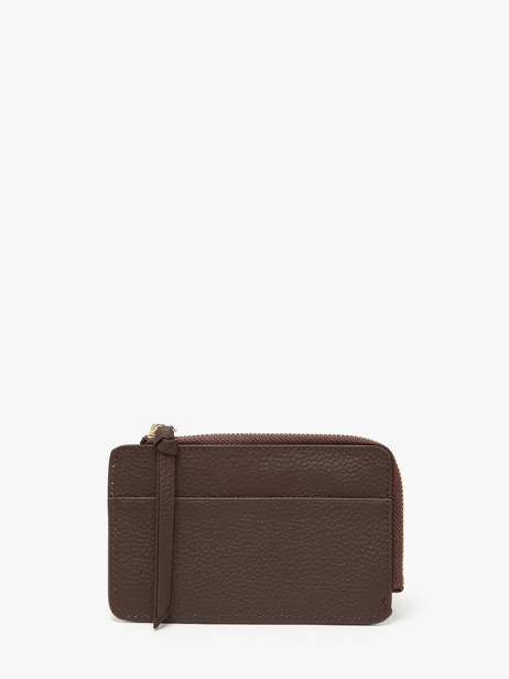 Kaarthouder Leder Crinkles Bruin caviar 14318 ander zicht 2